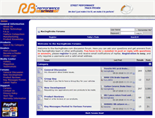 Tablet Screenshot of forums.racingbrake.com